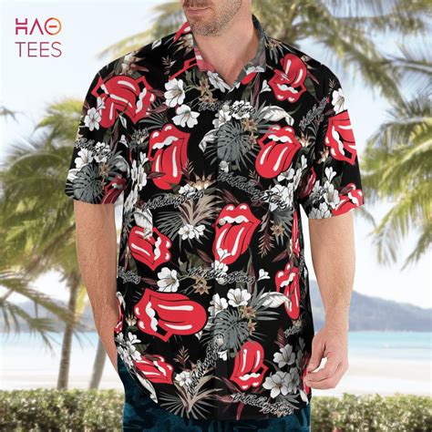 rolling stones hawaiian shirt